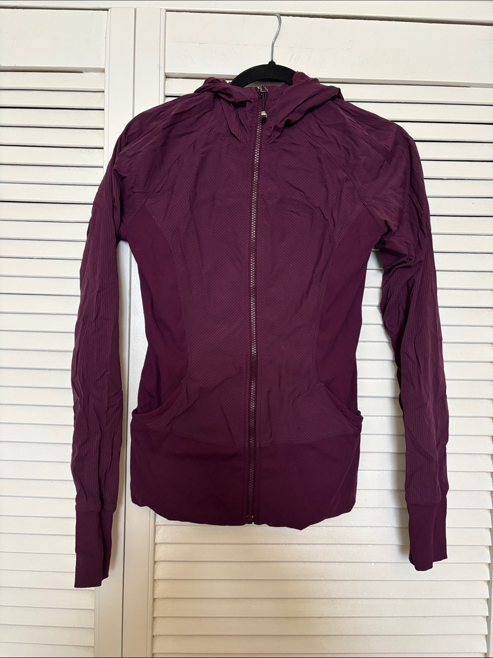 lululemon athletica Plum Full-Zip Hooded Jacket